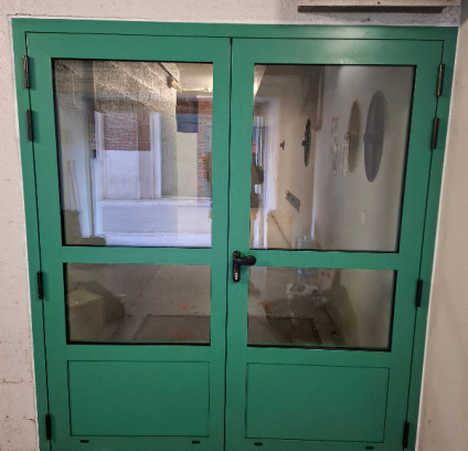 Porte alu sécurisée anti-panique – Double vitrage feuilleté – Altomare Altalu