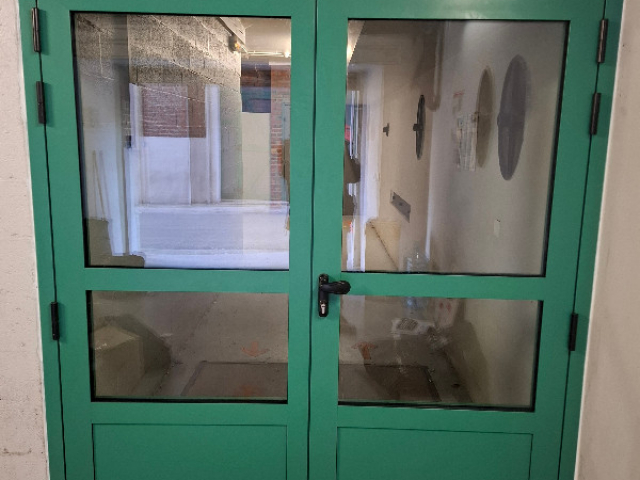 Porte alu sécurisée anti-panique – Double vitrage feuilleté – Altomare Altalu